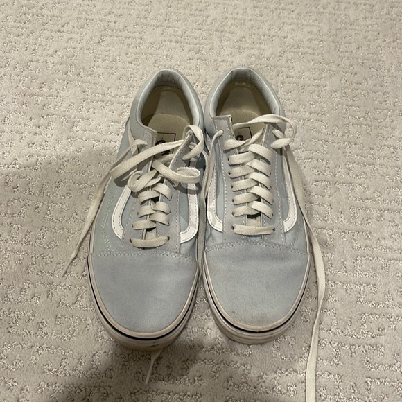 Vans Shoes - Vans baby blue suede